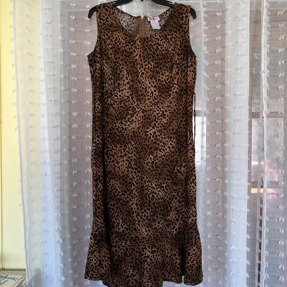 Leopard print dress